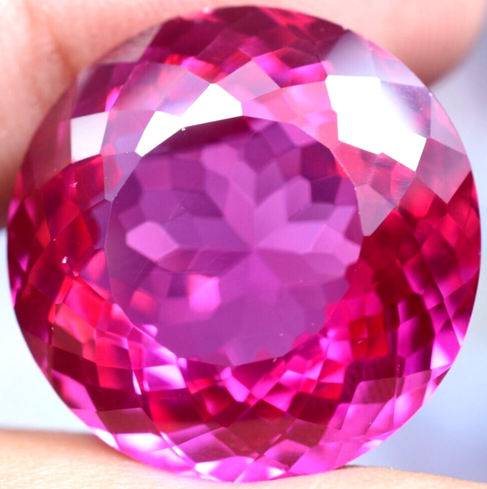 Extremely Rare & Natural 53.15 Ct SUNRISE RUBY GGL Certified Loose Gemstone