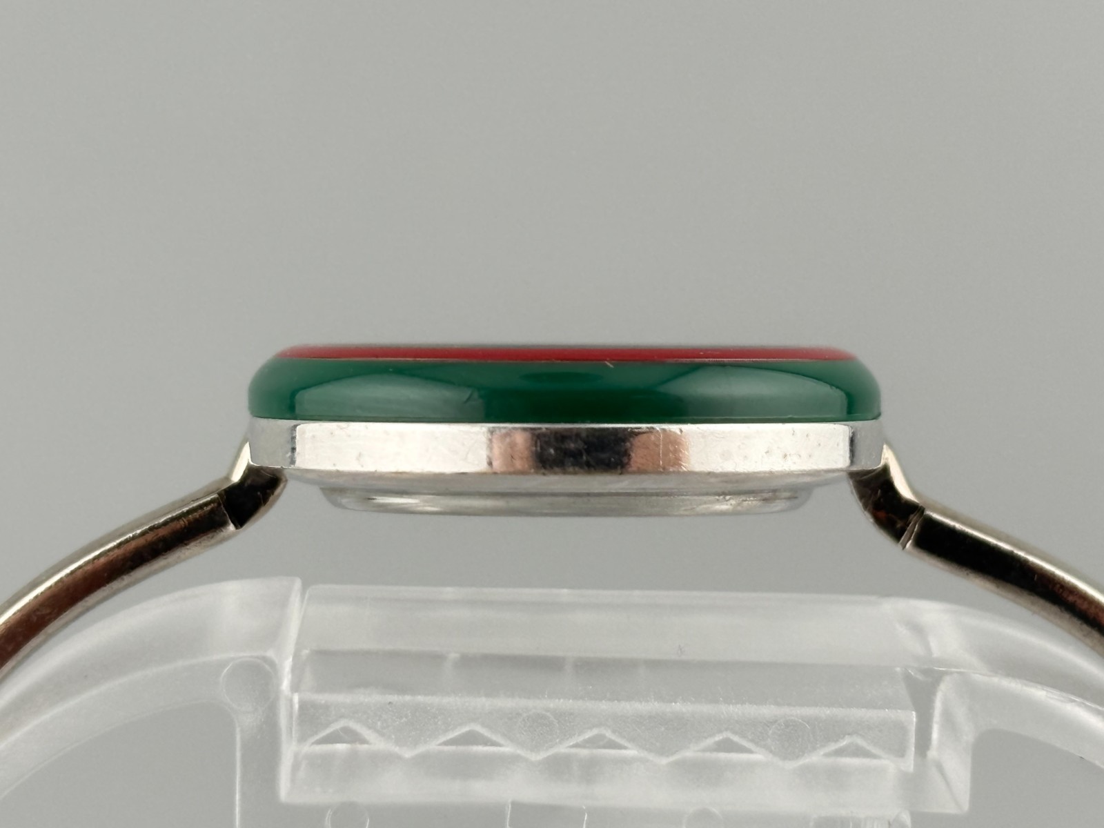 [Very Good+5] Gucci Change Bezel 11/12.2 Silver Serry Line Watch Auth