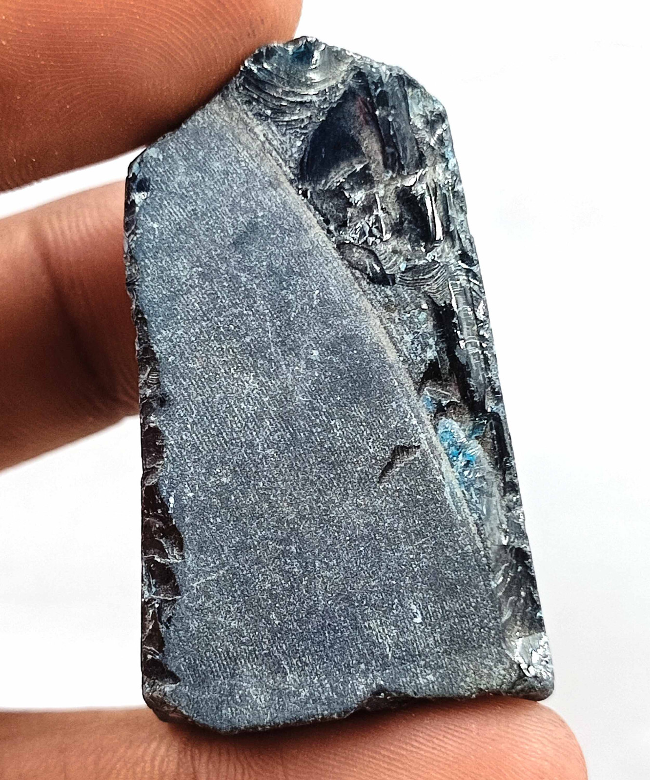 Natural Certified 630Ct Cambodia Deep Blue Zircon Uncut Rough Loose Gemstone AKC