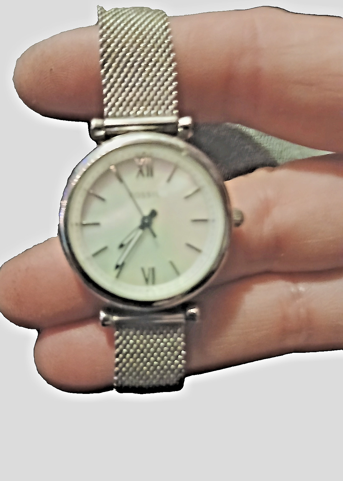 Fossil Carlie Mini Women’s Three-Hand, Stainless Steel Watch