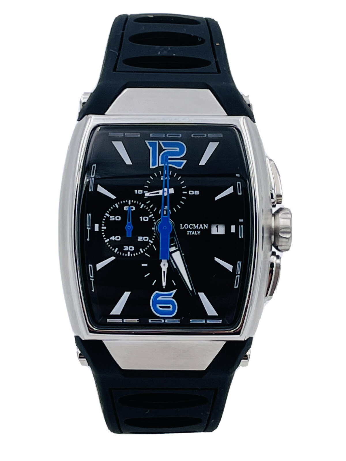 Locman Tremila Crono 550KBK/498 Titanium/Rubber Very Discounted Watch New