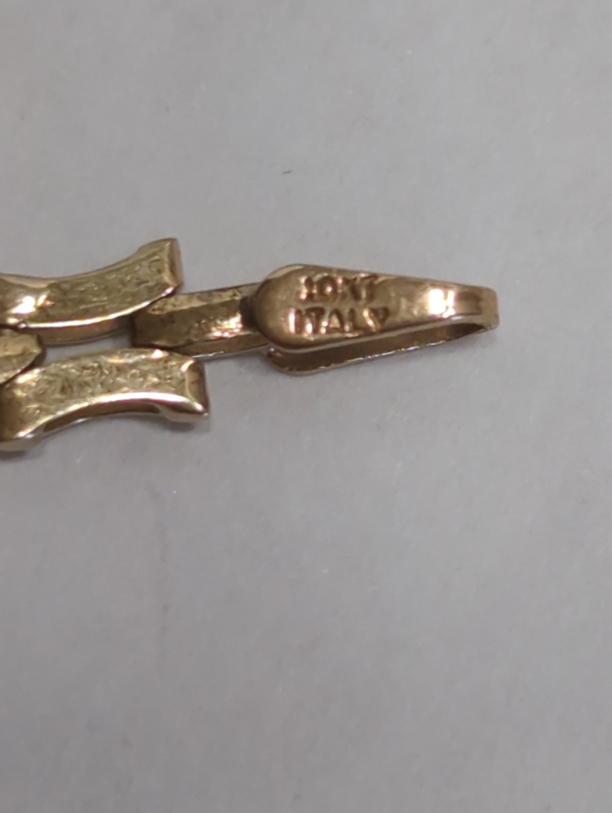 10K Yellow Gold Unique Chain Bracelet 7 Inches 3.5 Grams