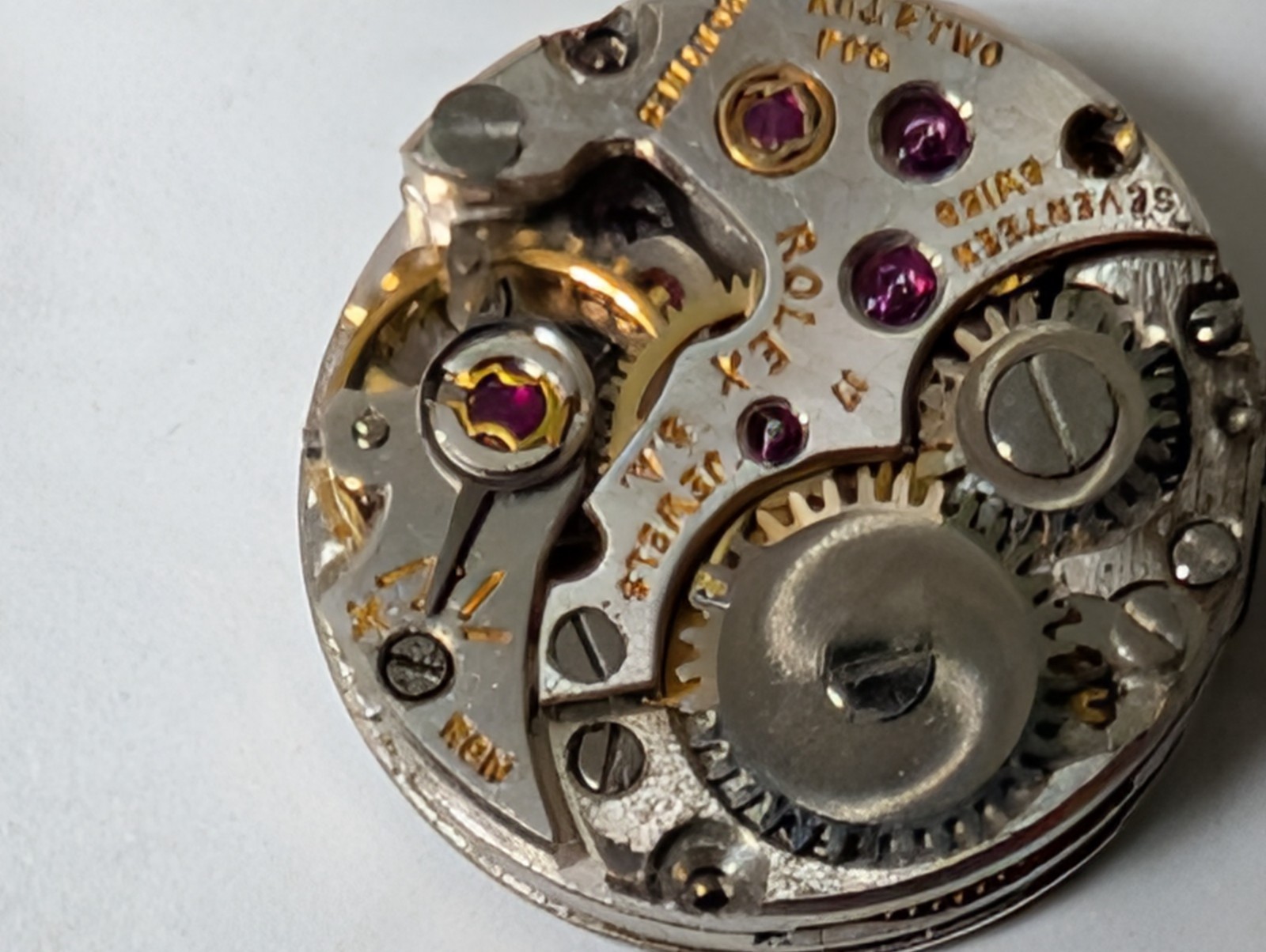 original Rolex Cellini Cal 282 Watch Movement, dial & crown approx 13.8mm diamet