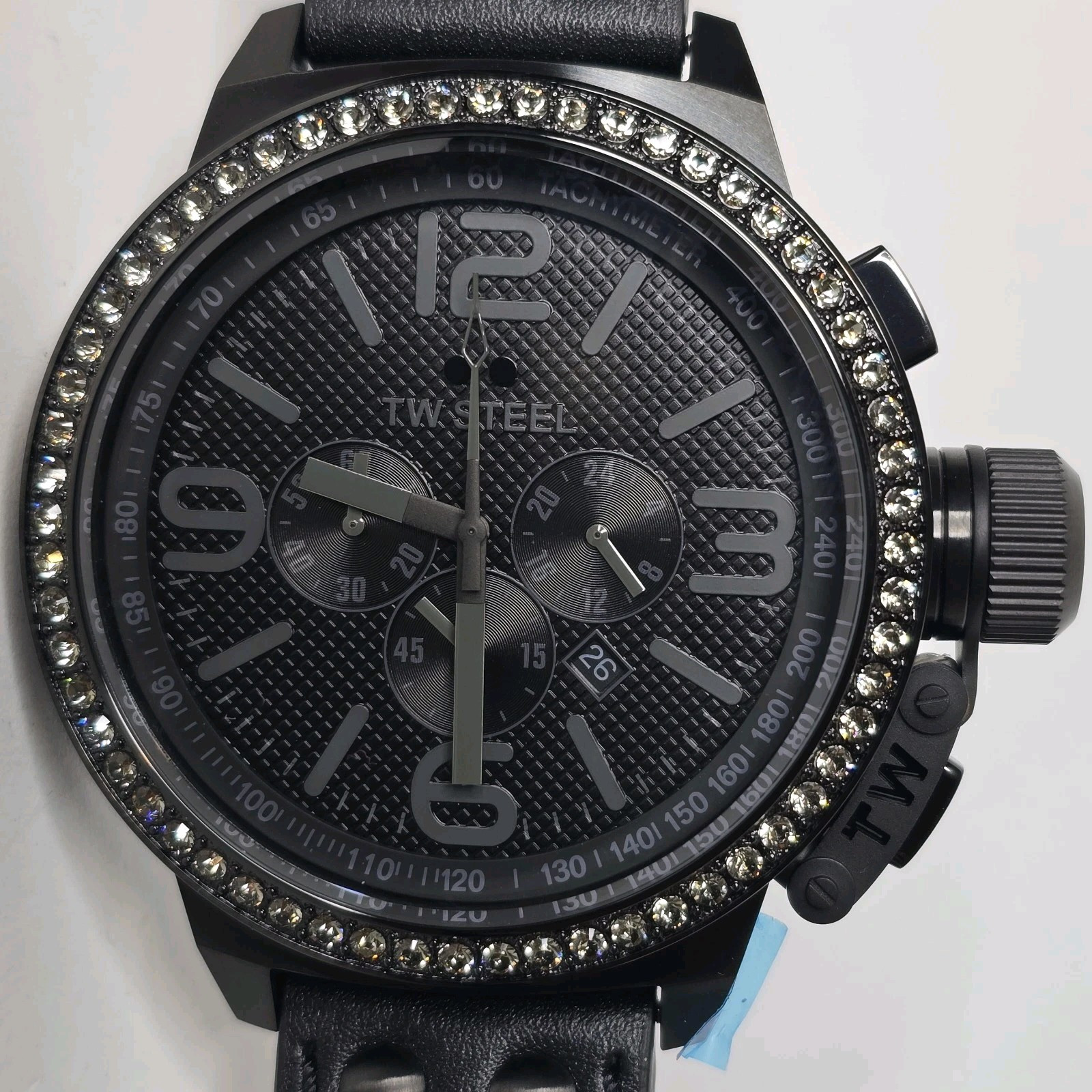 TW Steel Canteen Quartz Chronograph Men’s Watch 50mm Black