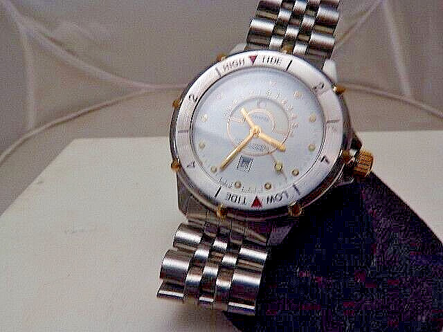 Krieger Tidal Chronometer 7 Jewels Swiss Quartz Men’s Watch