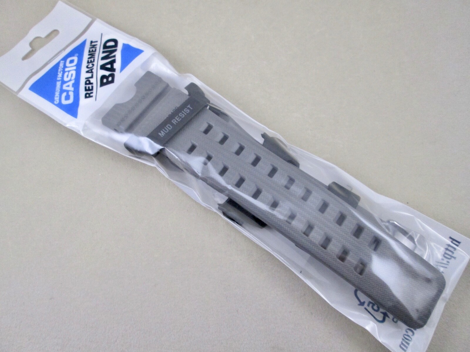 Genuine G-Shock Mudmaster GG-B100-8 GG-B100 GGB100 gray resin watch band strap