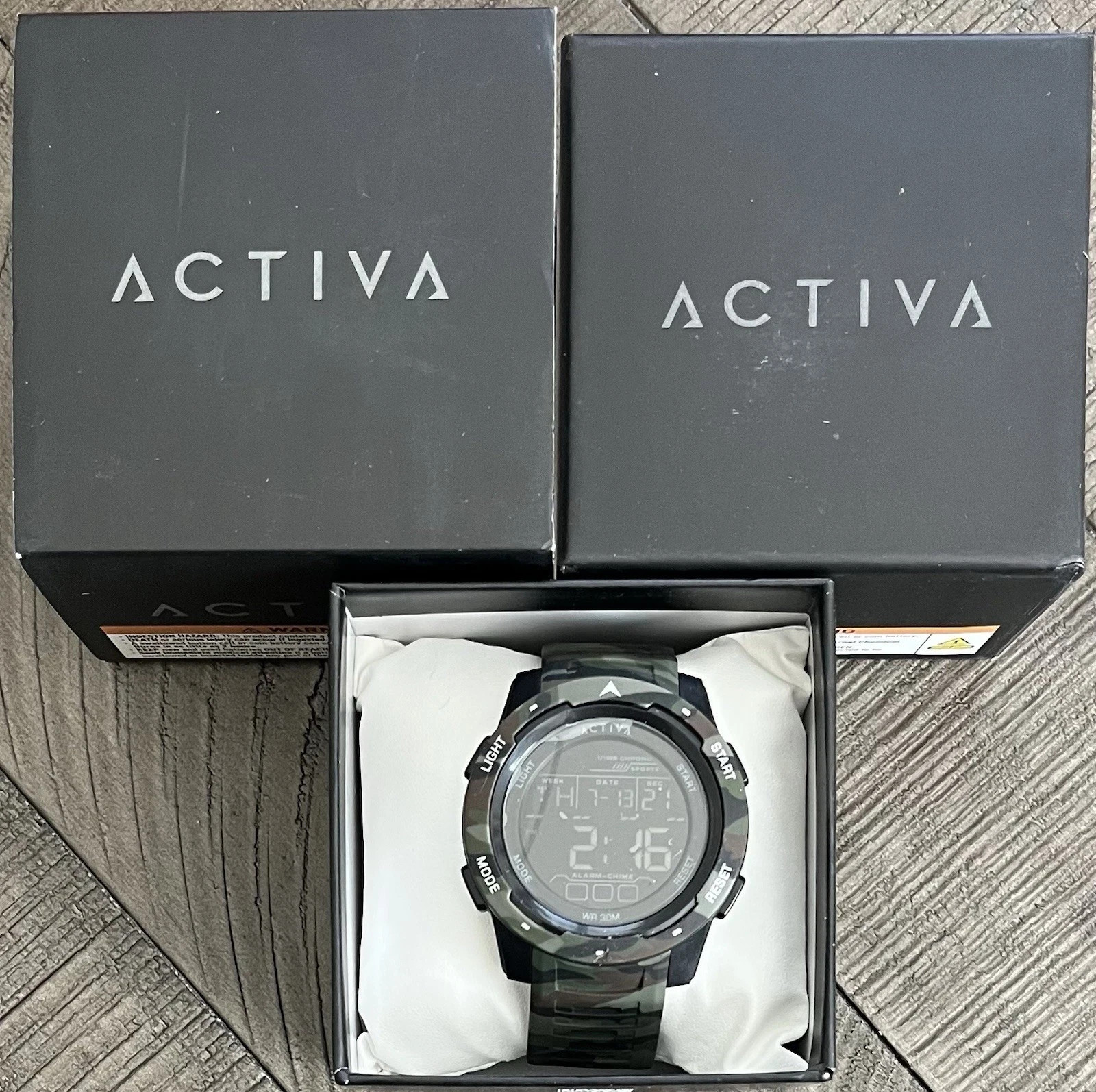 Activa X Terrain Invicta Digital Watch 45mm Camouflage Green ACW8105MC-001