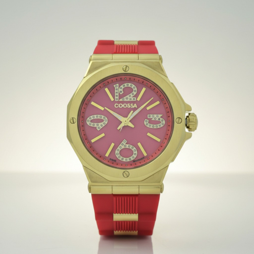 Coossa Original Women’s Watch 36.5MM Case Swiss Movt 100M WR Mother Of Pear Dial