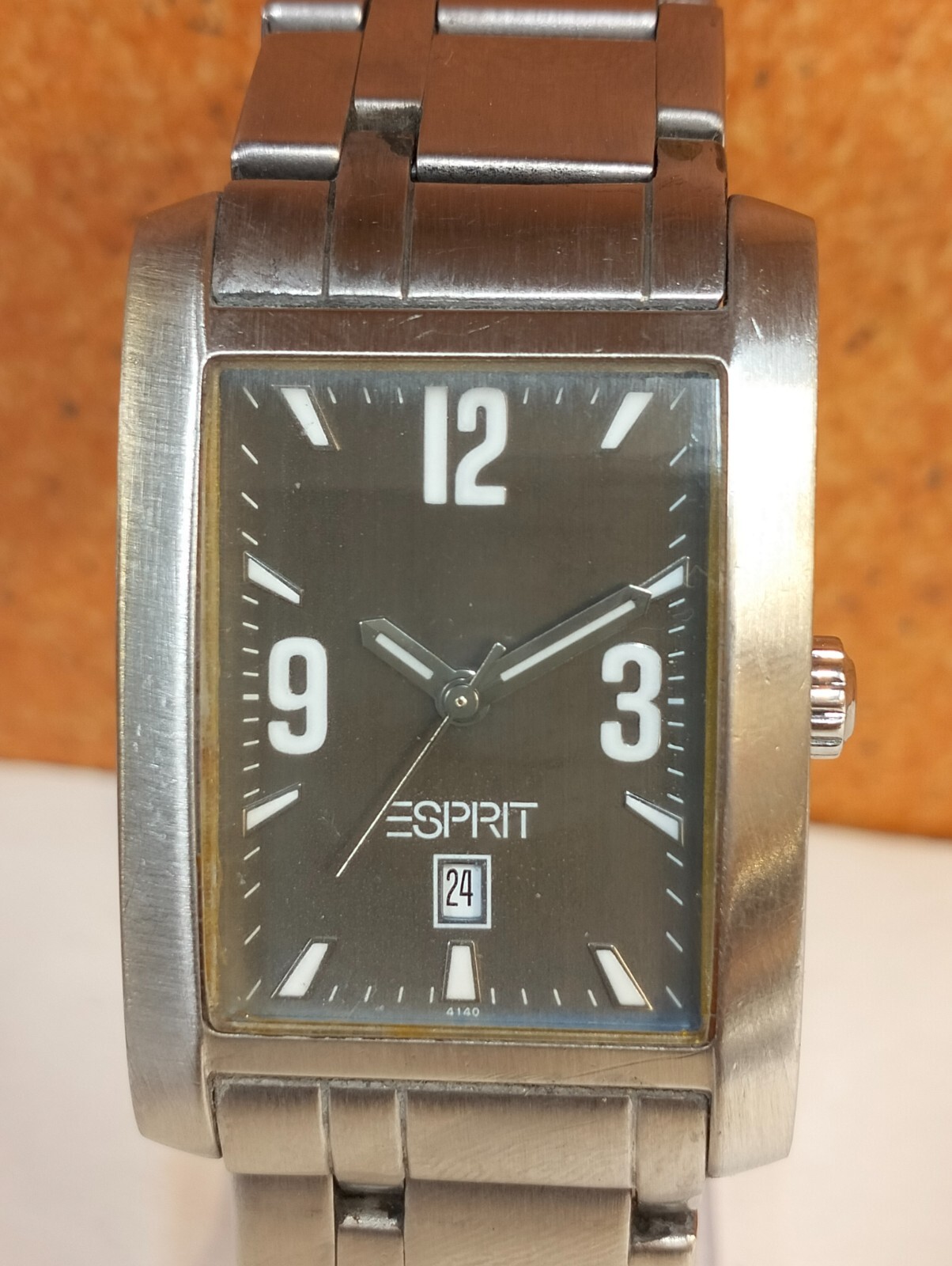 ESPRIT QUARTZ GRAY DIAL 4140 MEN’S FULLY WORKING CONDITION ALL ORIGINAL VINTAGE