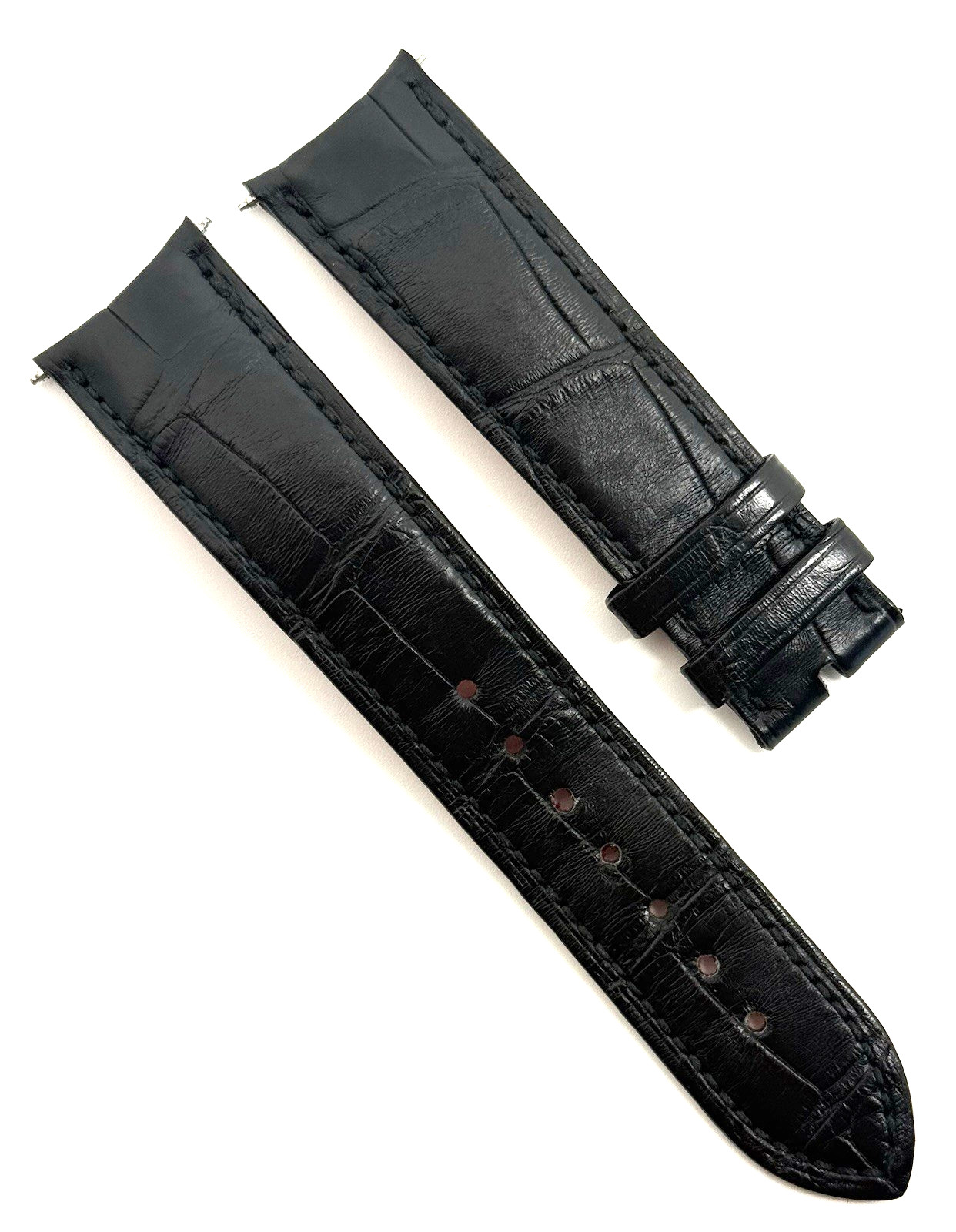 H. Moser & Cie 20mm x 18mm Black Alligator Watch Strap Band Authentic OEM