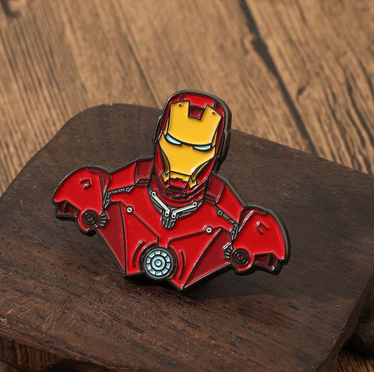 Jumbo BATMAN and IRONMAN Enamel Pins ✩ THE AVENGERS Marvel DC Comic Book Merch!