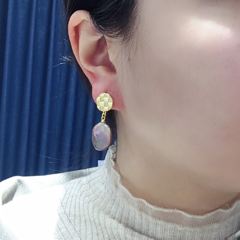 Pearl earrings , Silver Earrings , handmade earrings for women, AAAAA quality