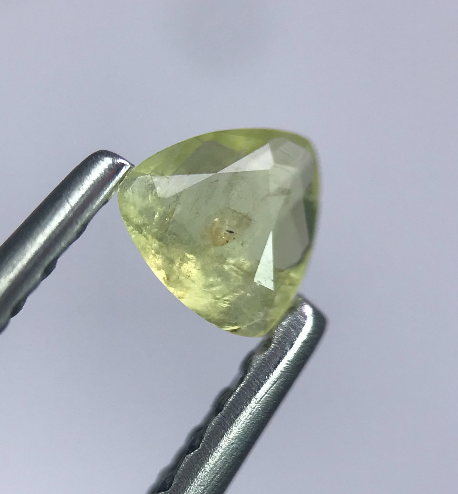 0.11 CT Fluorescent Hauyne cut Gemstone Badakhshan Afghanistan