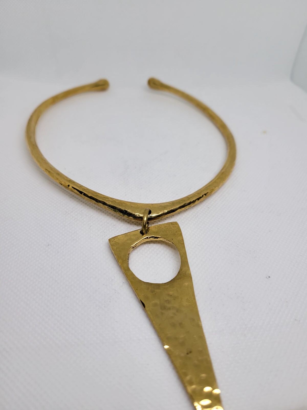 Spear Brass Necklace Handmade In Kenya
