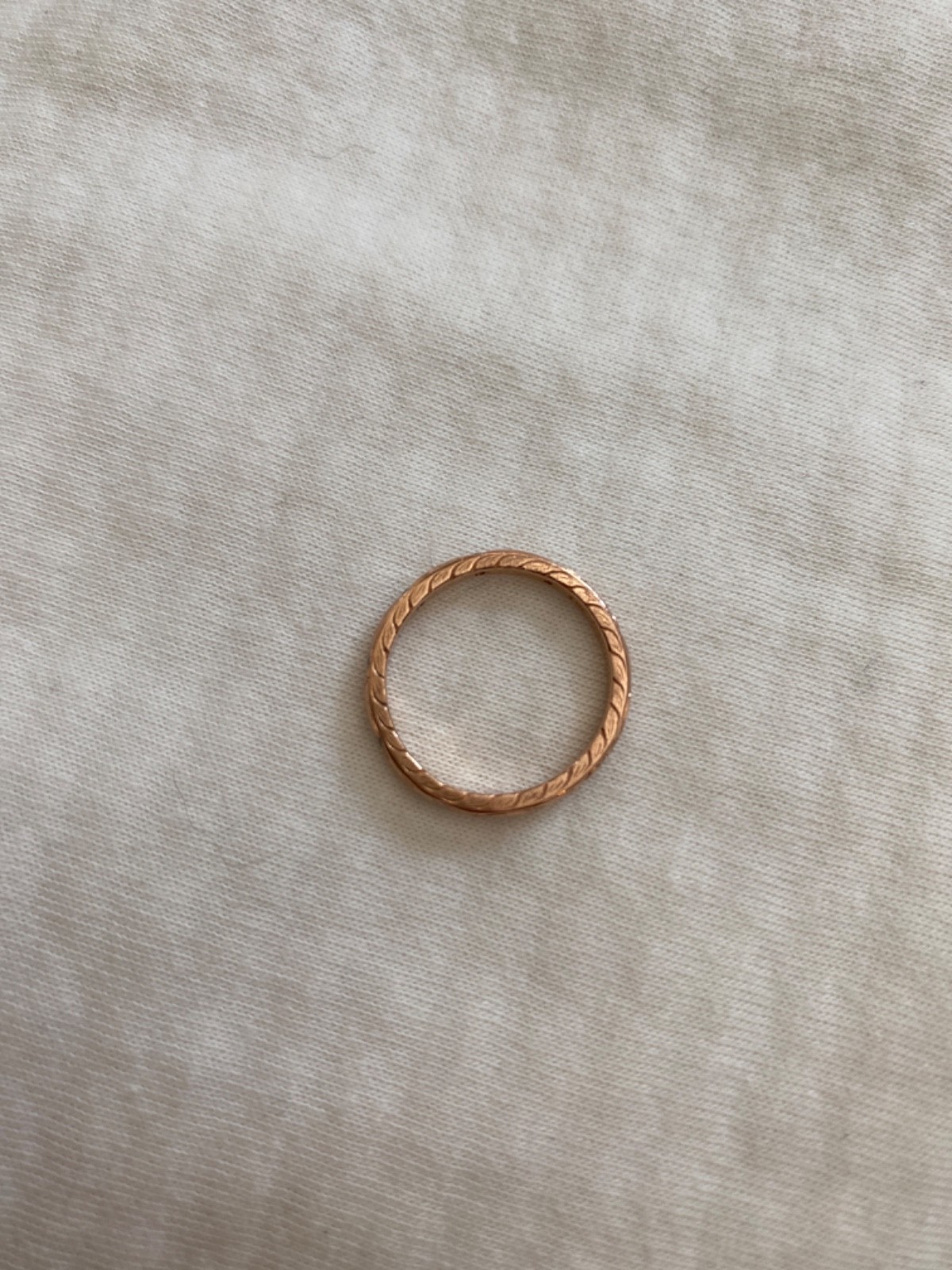 14k rose gold diamond ladies wedding band scroll carved whitehouse brothers sz 7