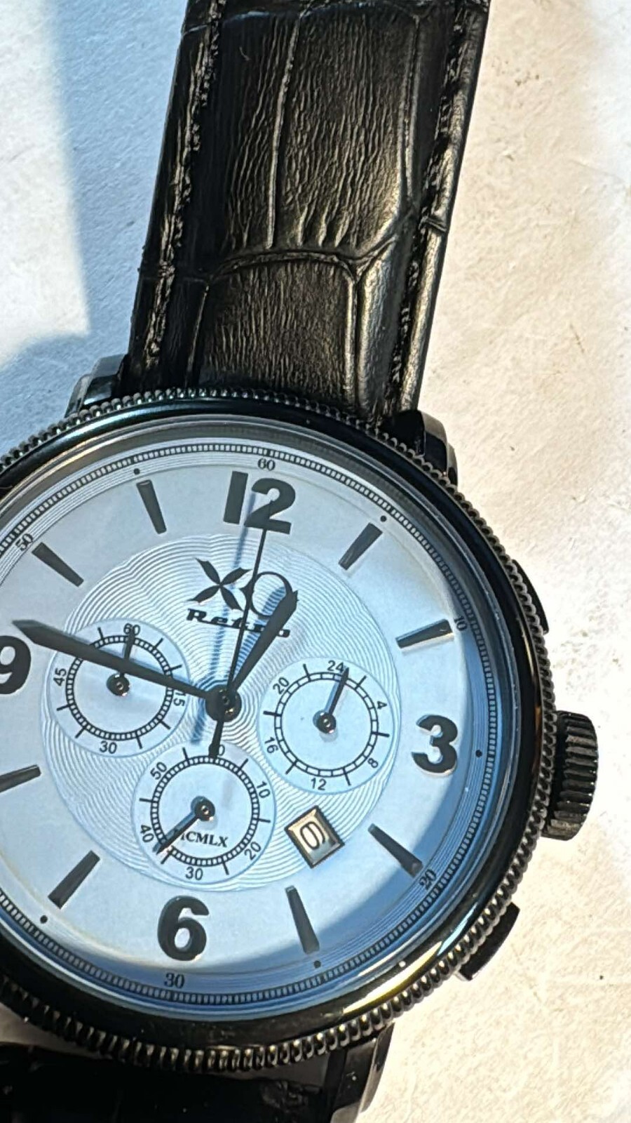 XO Retro Men’s Porsche DNA – Powder Blue dial 45mm quartz WATCH