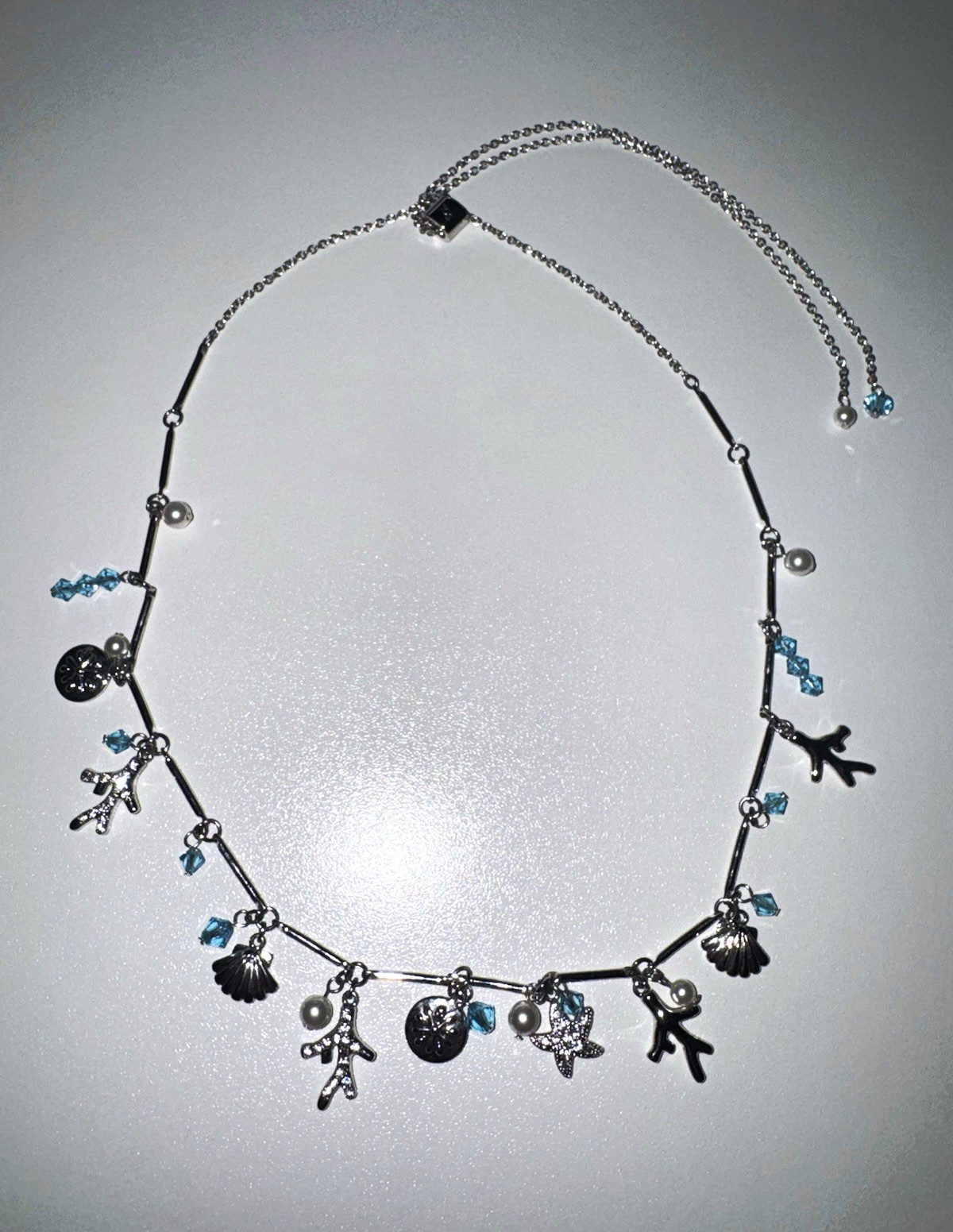 TOUCHSTONE CRYSTAL sea necklace