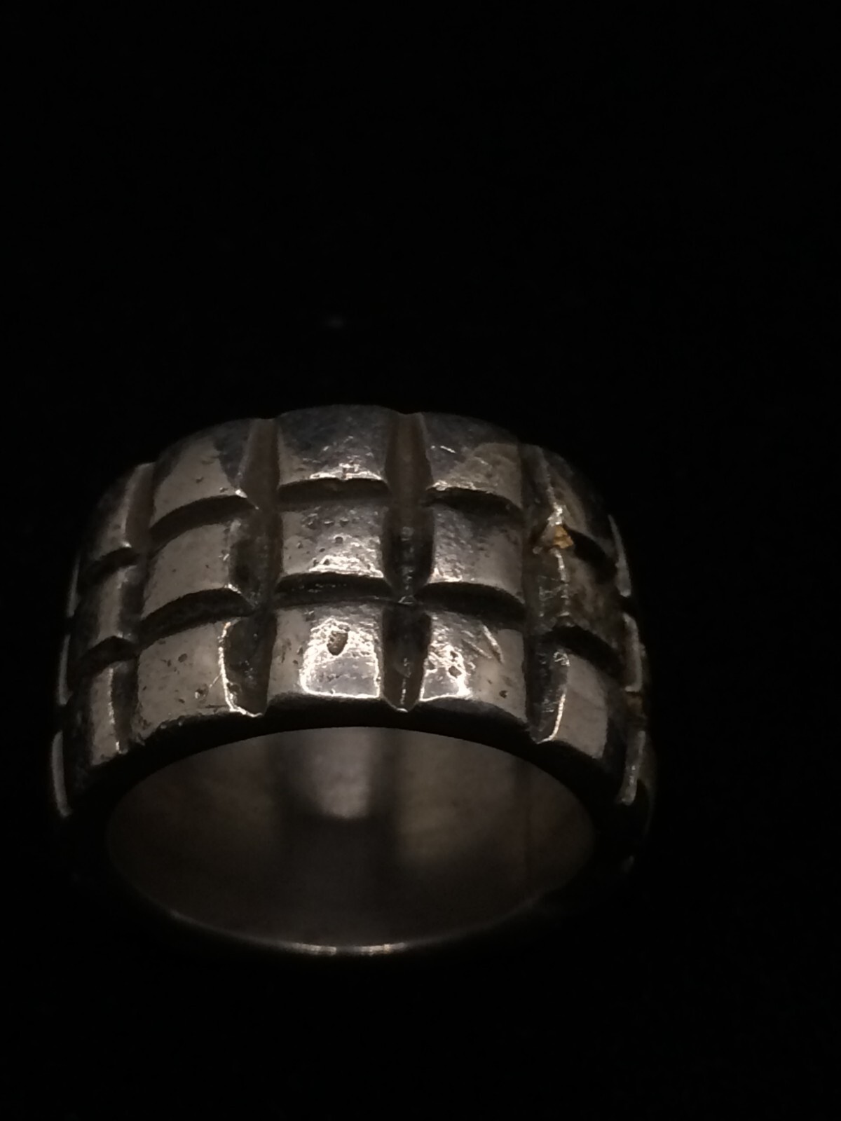 Designer Ring Silver Ring Rock Metal Ring 925 Silver 22 g!!! 18mm Master Hallmark