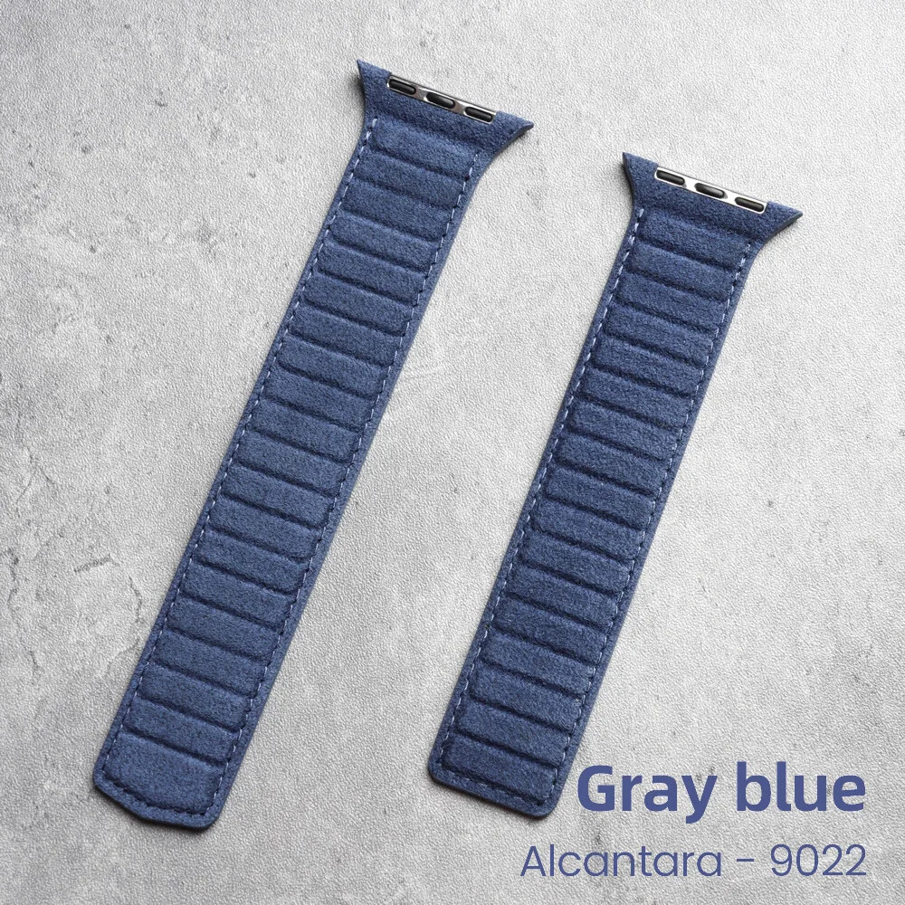 ALCANTARA Magnetic Leather Strap Accessories for Apple Watch