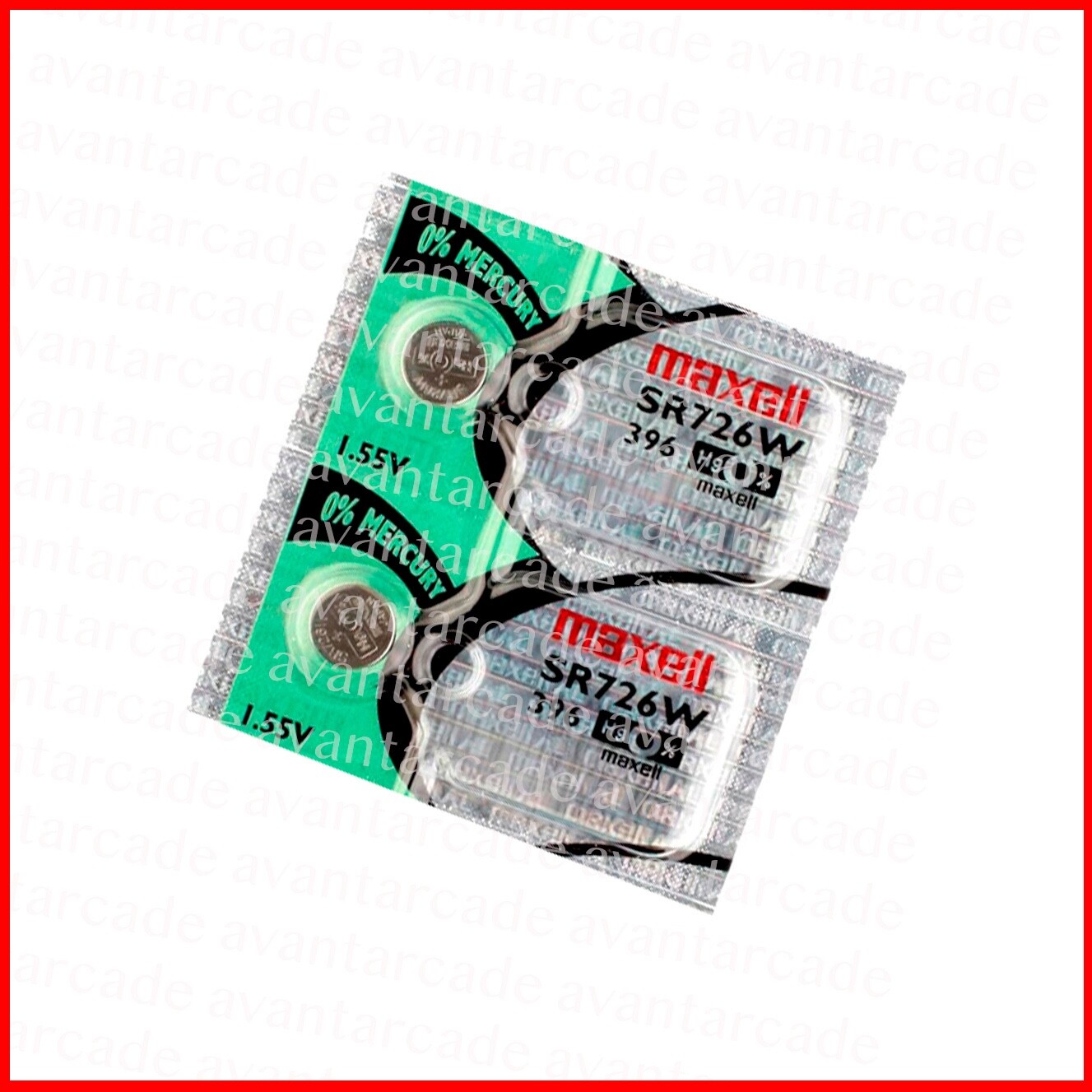 Maxell 396 SR726W 2x Silver Oxide Watch Battery 2 Batteries FAST SHIP