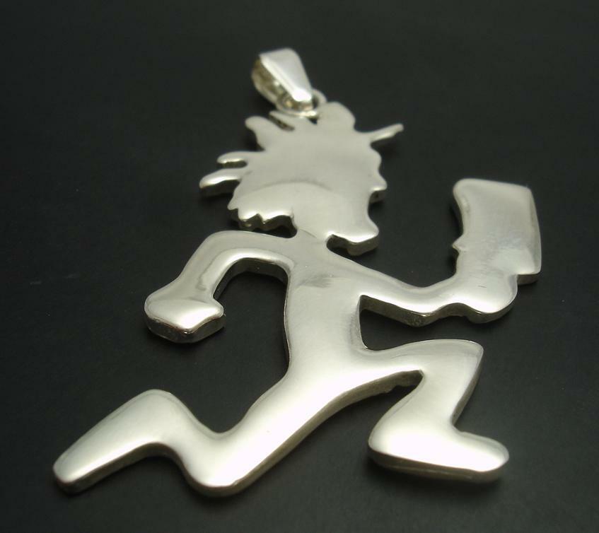 925 Sterling Silver – Icp,hatchet man,Charm,pendant,necklace,Juggalo,hatchetman