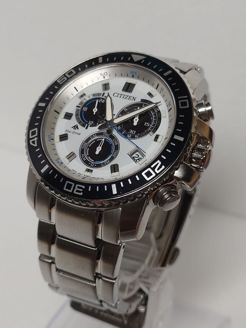 Citizen Promaster PMP56-3053 Eco-Drive RC 43.5mm SS Panda Chrono 100M Watch