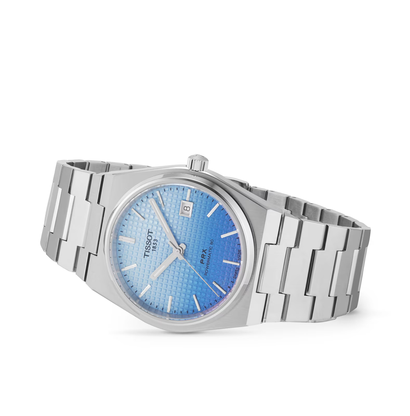 Tissot PRX Powermatic 80 40mm Gradient Blue Dial Automatic Watch T1374071135101
