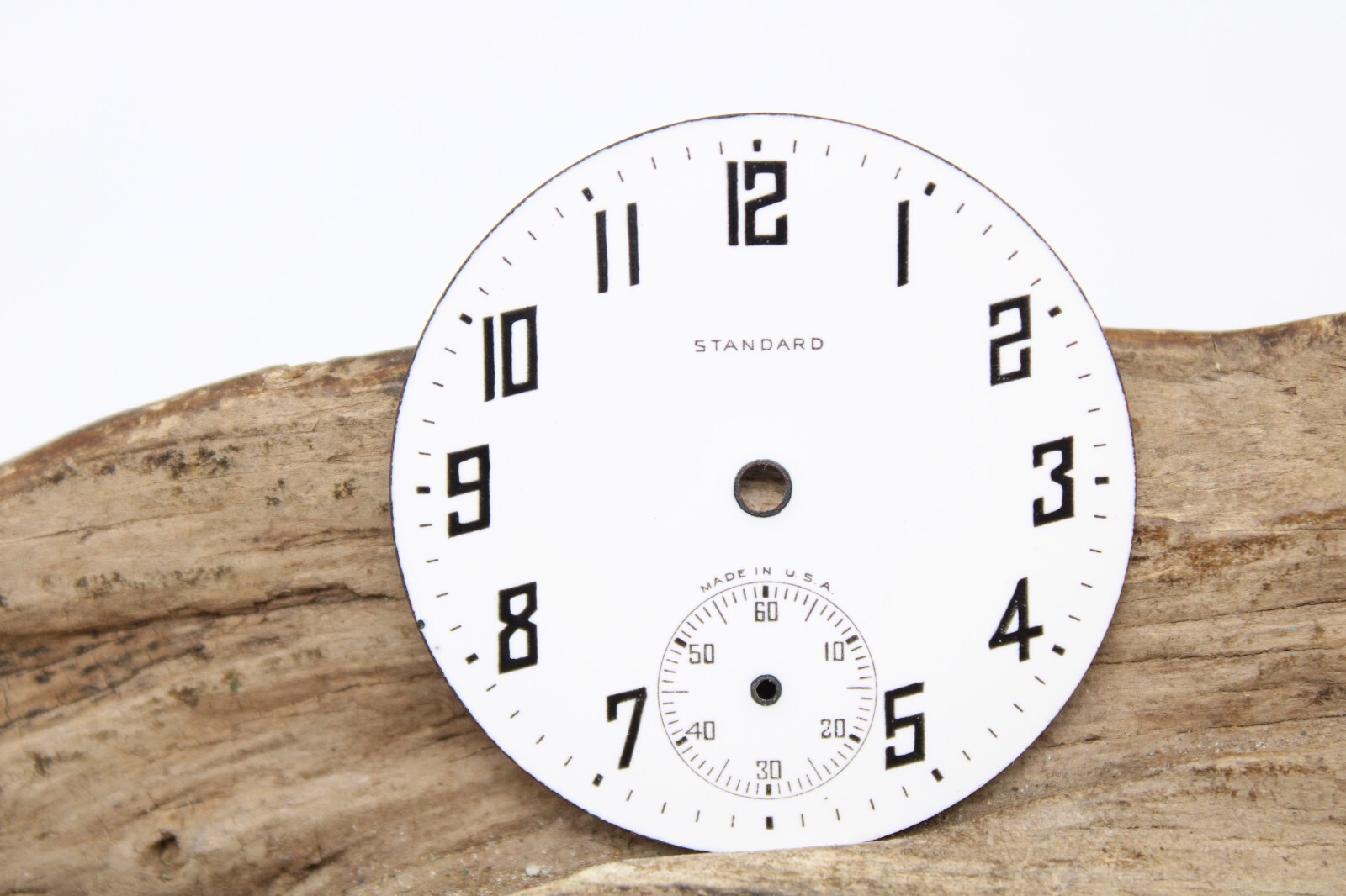 STANDARD PORCELAIN POCKET WATCH DIAL ARABIC INDICES 41.7mm (FQ18)