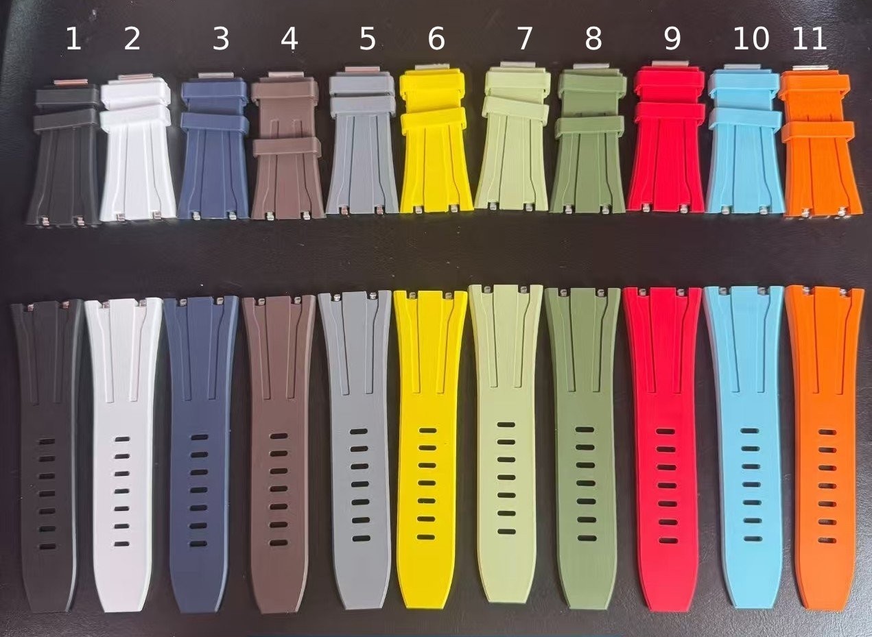 30mm Quick Change FKM Rubber Strap Band Fits Audemars Piguet Royal Oak Offshore