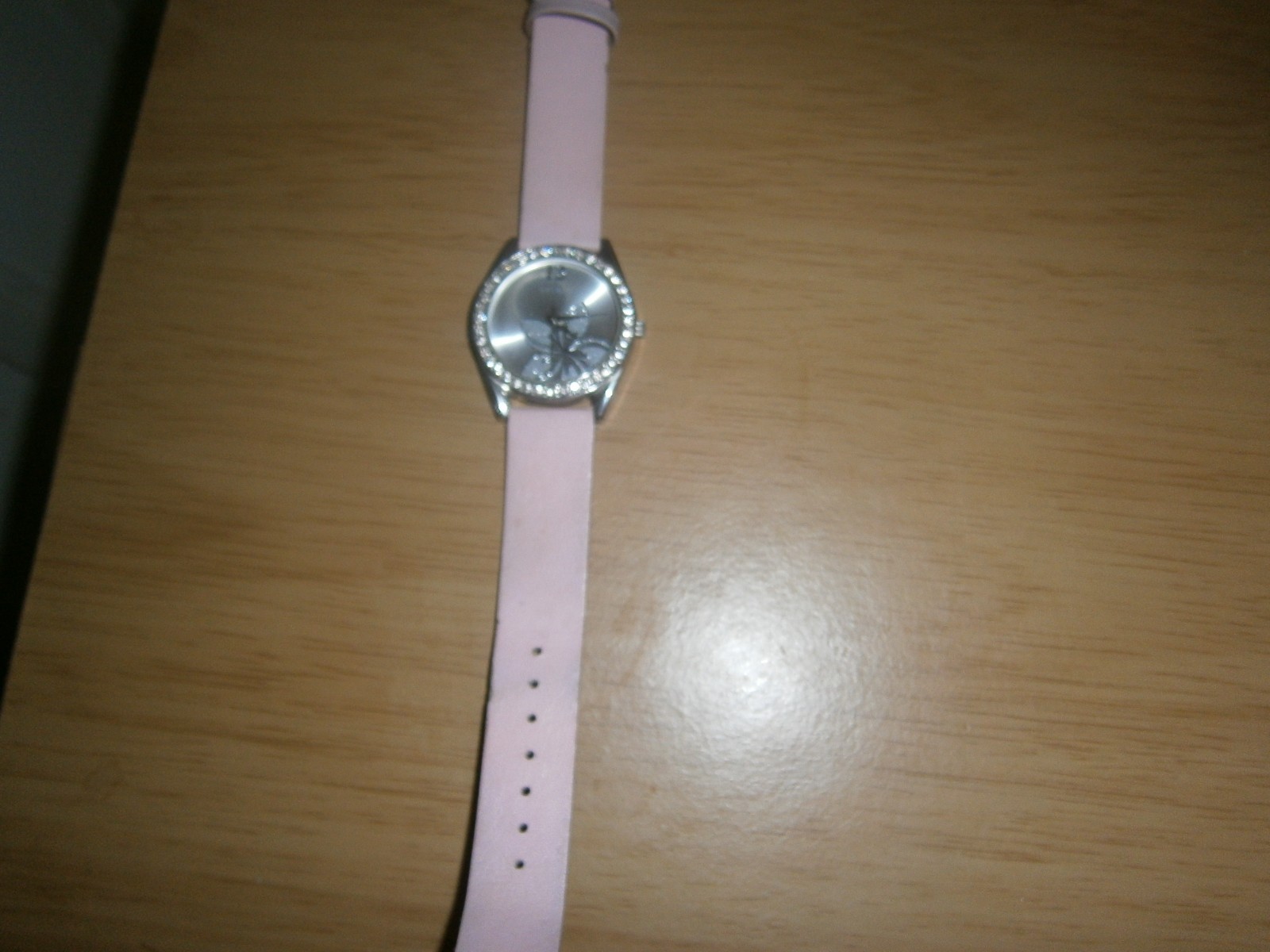 Ladies pink faux leather Spirit quartz watch. 24cm.SPARES & REPAIRS (E26WBc)