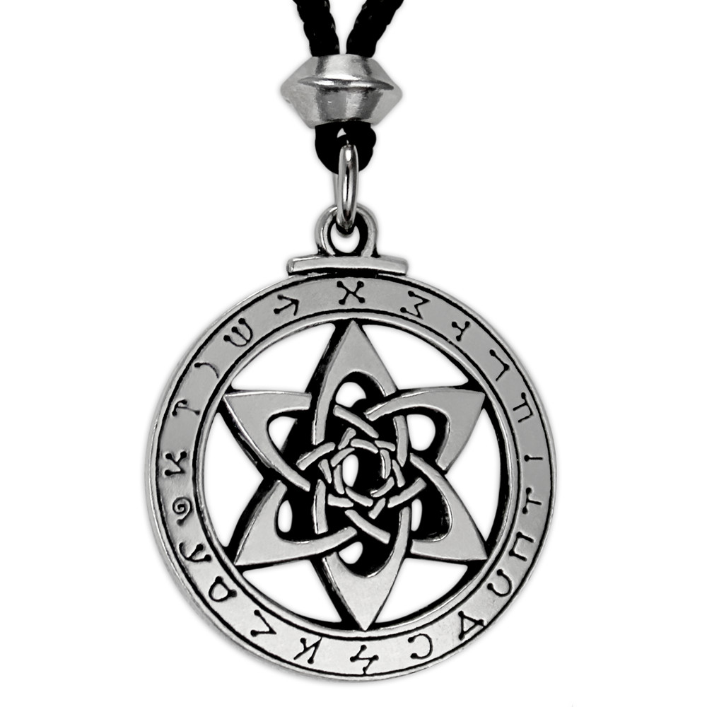 The Astrologer’s Star Necklace Angel Pendant – Occult Talisman Ceremonial Amulet