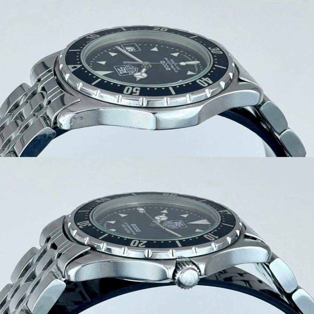 TAG Heuer Professional 200M 973.006 Quartz Black Dial Diver Watch 38mm