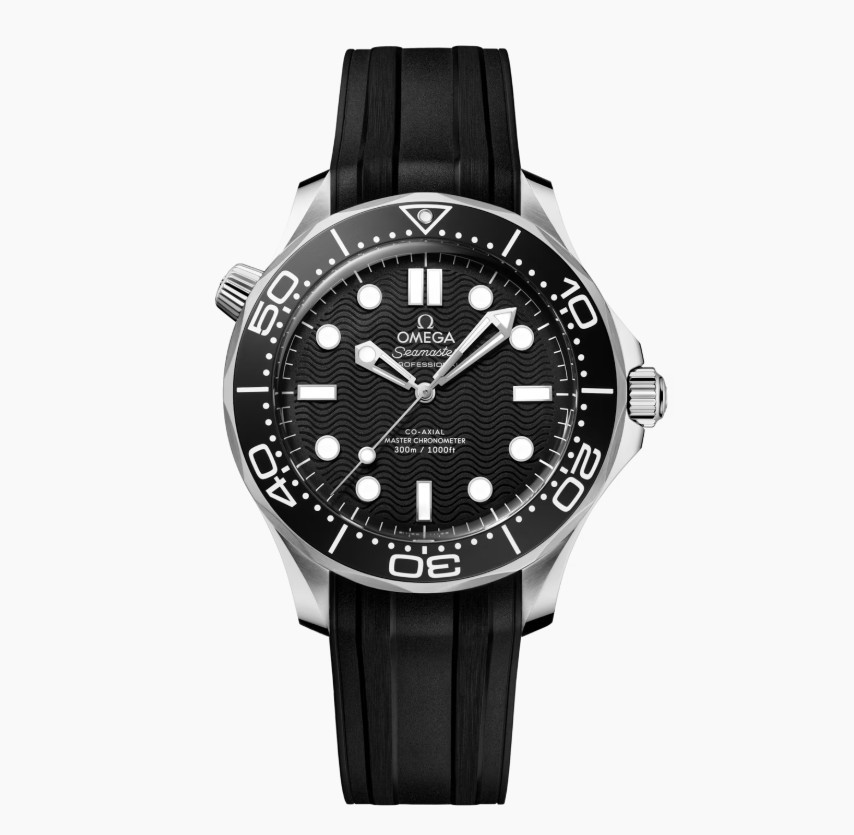 Omega Seamaster Diver 42mm Black Dial Black Rubber Strap 210.32.42.20.01.003