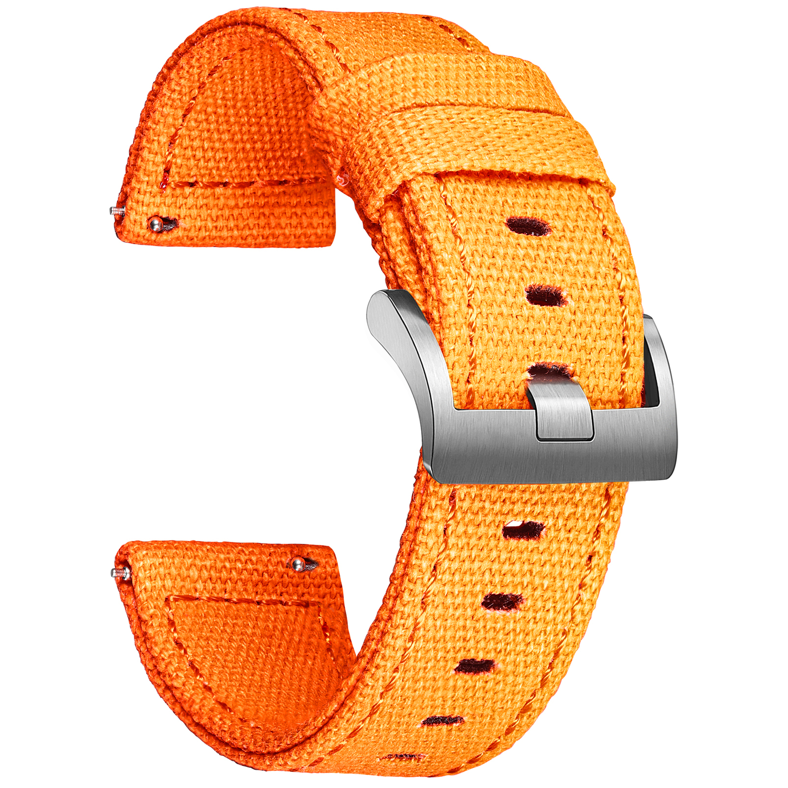 Quick Release Canvas Watch Band 18 20 22MM Military Fabric Watch Strap Men Women