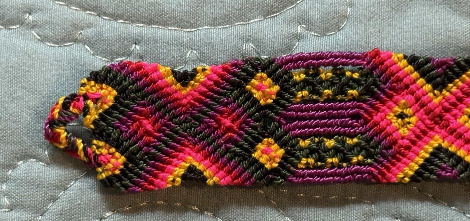 WIDE UNISEX WOVEN FRIENDSHIP BRACELETS GUATEMALA BRACELET Blue Purple Green #Ä55