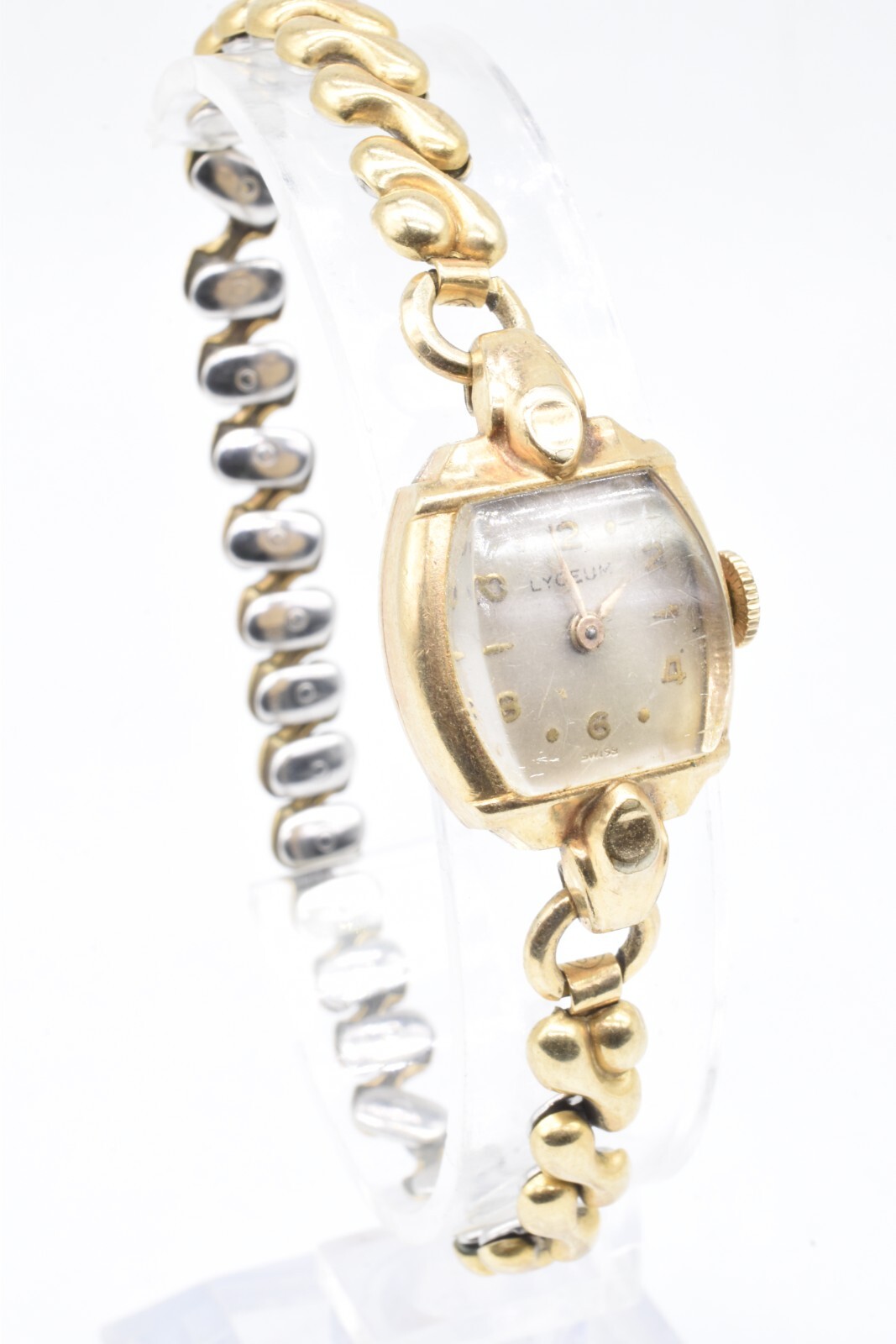 Running Vintage LYCEUM 190 Ladies 10K Gold Filled Wristwatch, Swiss