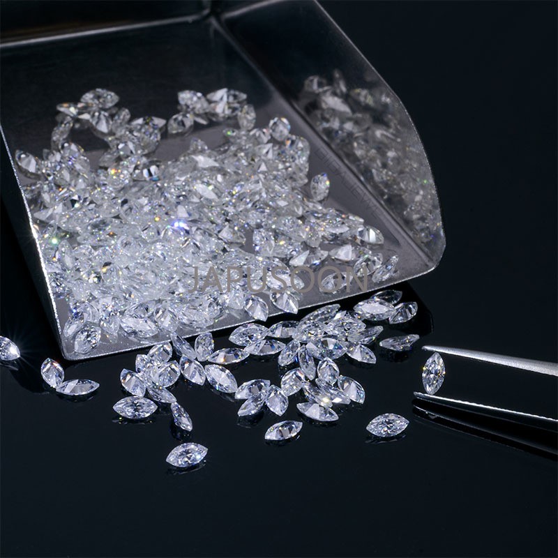 bulk 0.05~0.3 ct Moissanite Stone D Colorless Marquise Cut VVS1 Loose Gemstones