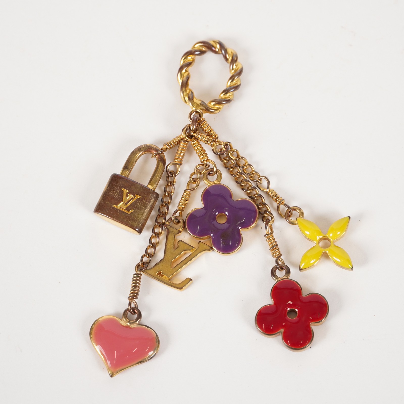 LOUIS VUITTON Pendant Sweet Monogram Necklace vintage M65391 05E191760029