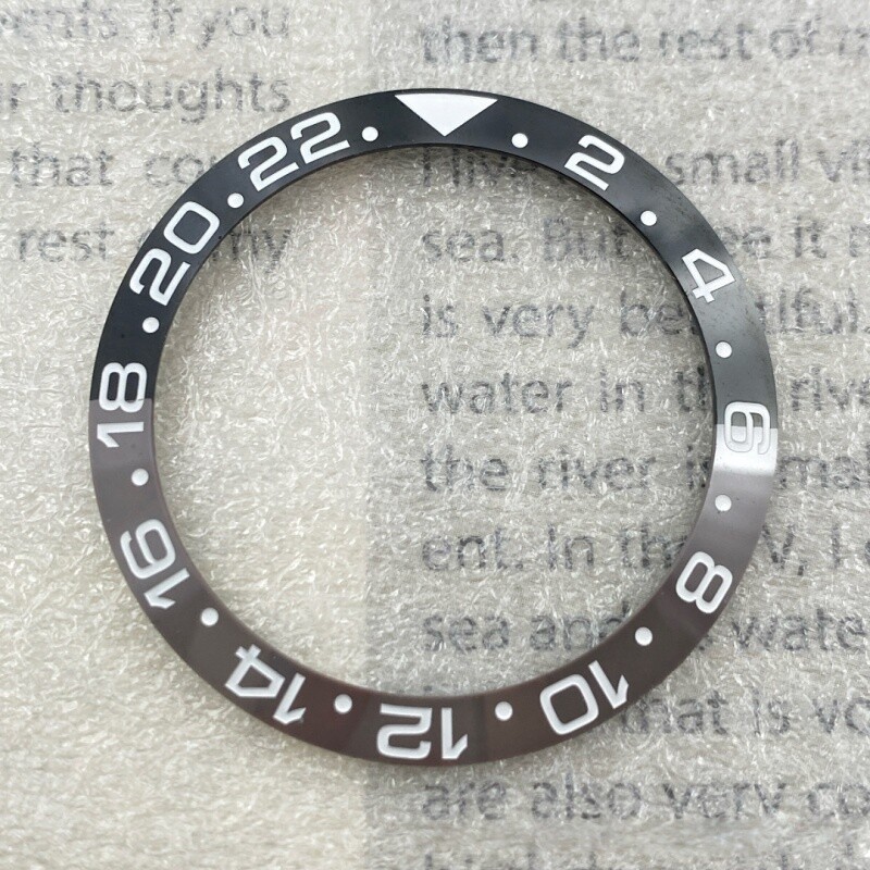 Watch Bezel 38mm Ceramic Ring Watch Case GMT Color Aluminum Bezel Outer Ring