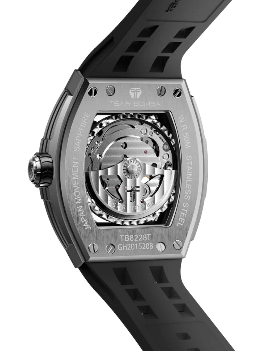 Tsar Bomba TB8228T-01 Mens Watch Elemental Titanium Automatic 45mm 5ATM