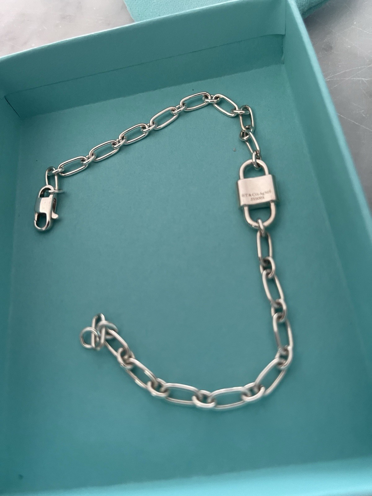 Tiffany 1837®Small Double Lock Bracelet in Sterling Silver