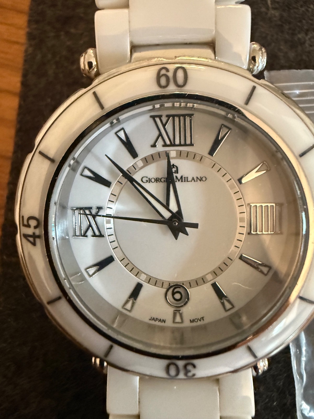 Giorgio Milano White Ceramic Watch – Model 919CWST01