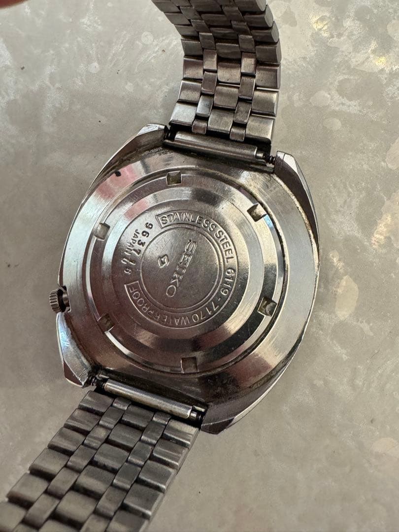 SEIKO 5 Sports Rally Diver 6119 7170 Automatic Rare Watch From Japan