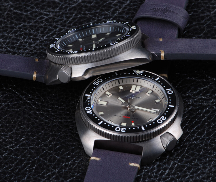 Heimdallr Sharkey TITANIUM Turtle 6105 Willard NH35 Dive 200M Automatic Watch C3