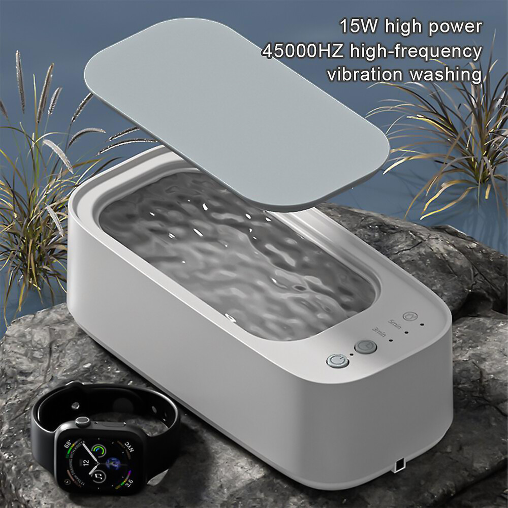 Ultrasonic Cleaner Machine Sonic Wave Ring Jewelry Cleaner Watch Glasses Clean