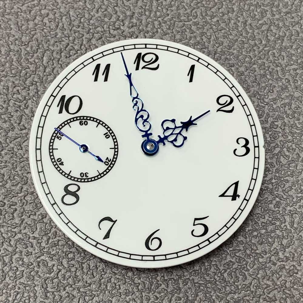 37mm Blue Watch Hands Watch Dial Rplacement for ETA6497 ST3600 Watch Movement