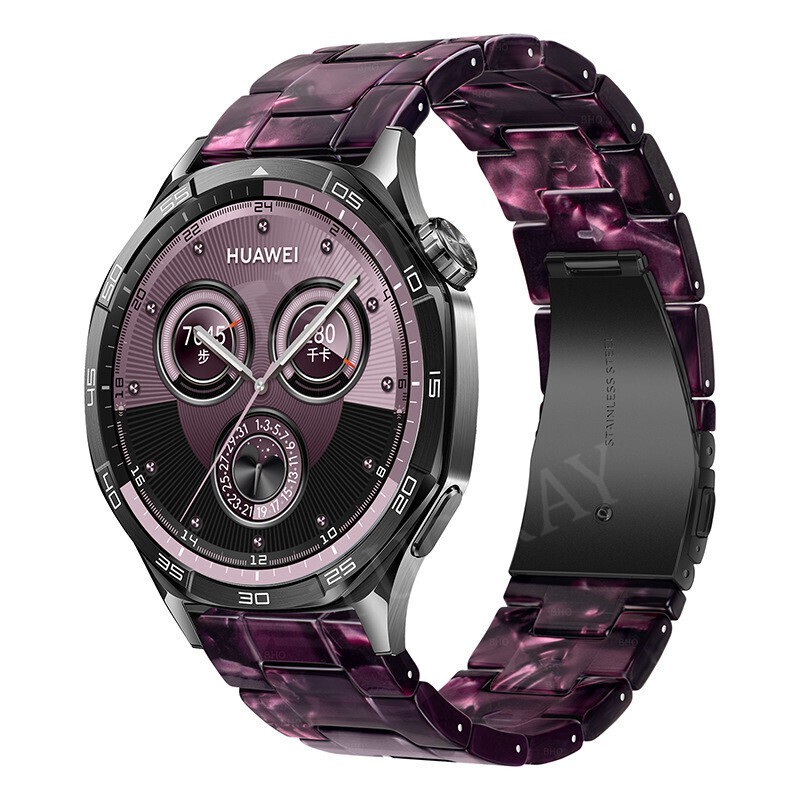 Luxury Resin Watch Band Strap for Amazfit Bip 6 5 GTR GTS 4 3 2 2e 47mm Bracelet