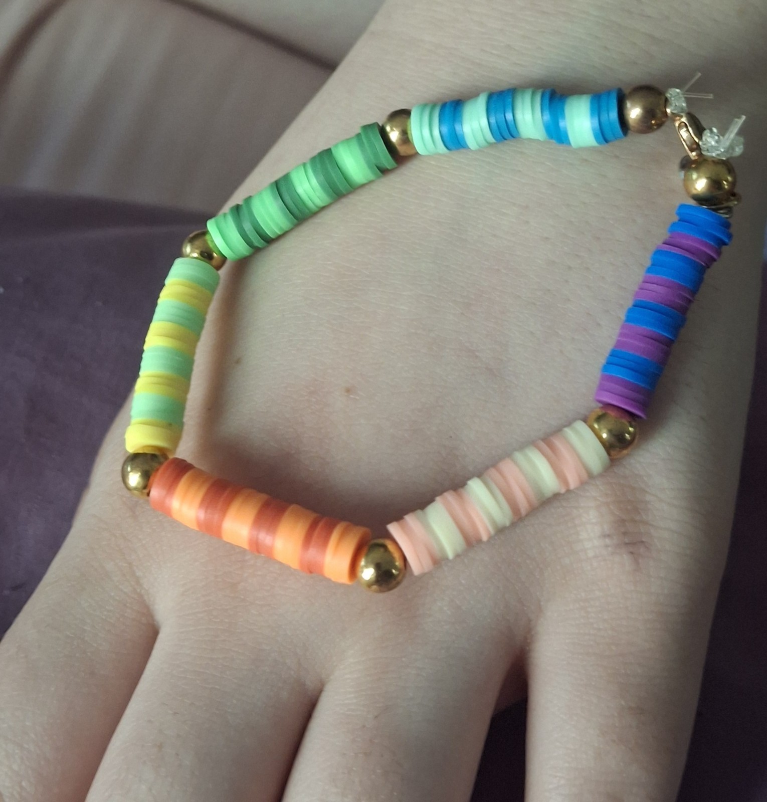 Coat of Many Colors Bracelet-Handmade