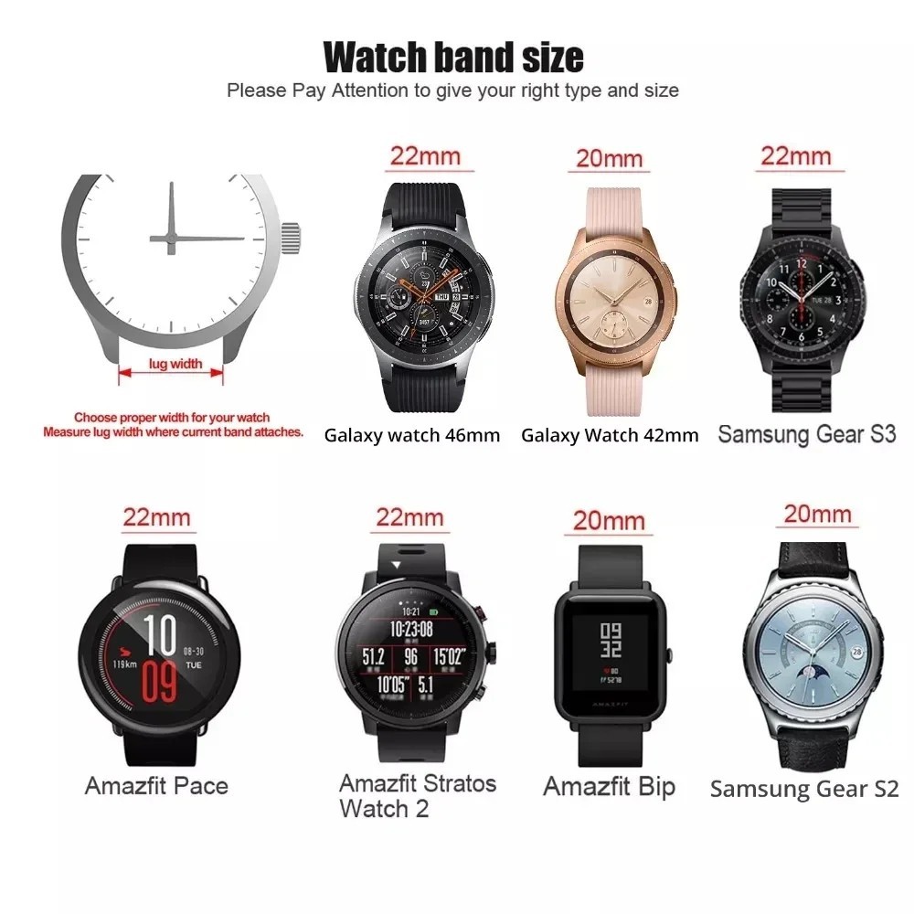 18mm 20mm 22mm Quick Release Stainless Steel Link Bracelet Watch Bands Strap