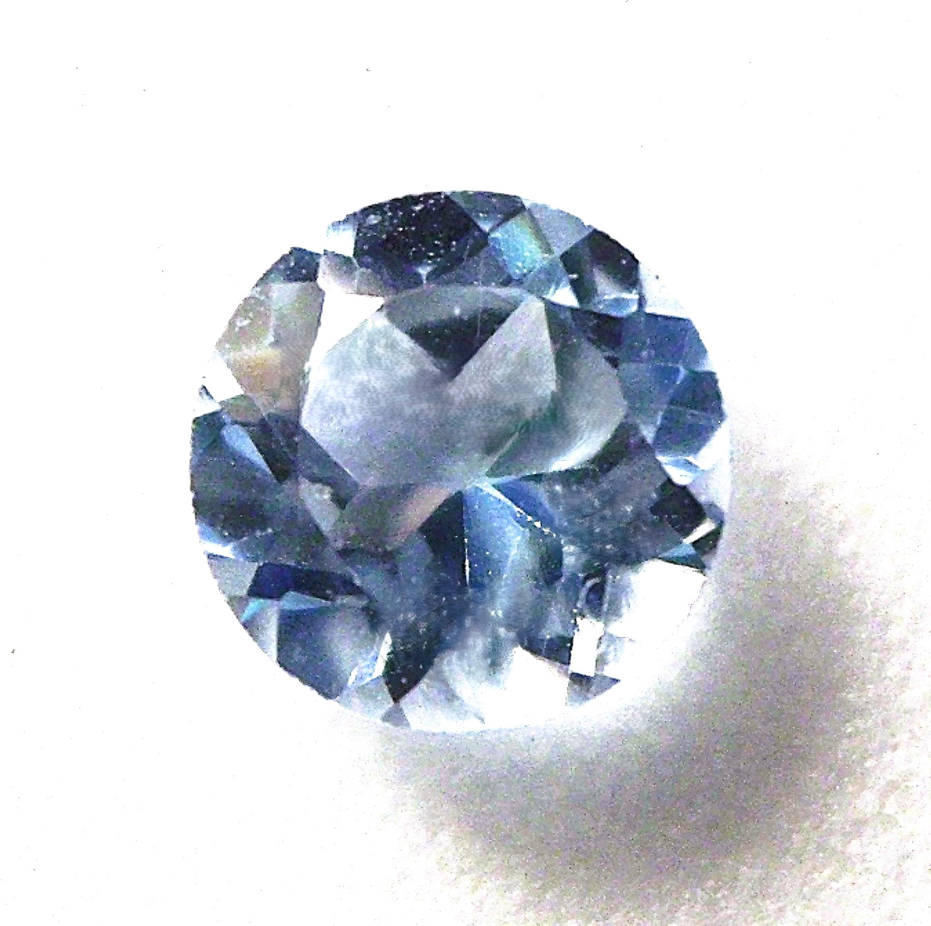 NICE 6mm ROUND CUT 1.06cts avg each SKY BLUE TOPAZ BRAZIL VS GRADE